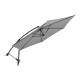 Zweef parasol rond 3 meter gemini grijs