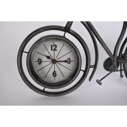 Klok metaal staand model fiets 38 x 7 x 25 cm