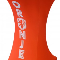 Statafelhoes oranje KNVB print rond 80-85 cm