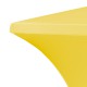 Statafelhoes vierkant rumba 80 x 80 cm geel