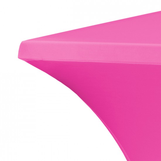 Statafelhoes vierkant rumba 80 x 80 cm roze