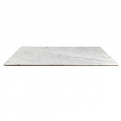 Rechthoekig marmer tafelblad 100 x 60 cm