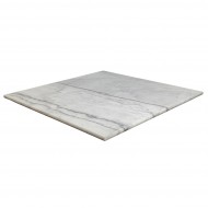Vierkant marmer tafelblad 70 x 70 cm