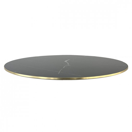 Sintered Stone tafelblad rond 60 cm met sierring