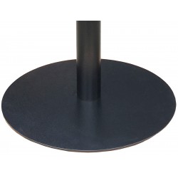 Tafelonderstel metaal met plat ronde voet (72 cm)