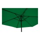 Parasol 3 meter met molen en 6 baleinen groen