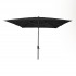 Parasol vierkant met molen zwart